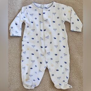 Kissy Kissy Hanukkah Baby Boy One Piece Pajamas Sleeper Size 3-6 Months NEW